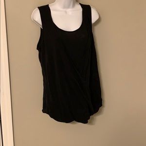 Black wrap tank top